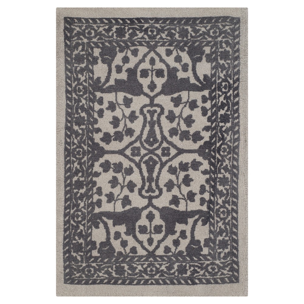 2'x3' Hattie Rug Silver/Gray - Safavieh