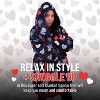 Plushible Love Sux Snugible Blanket Hoodie & Pillow - 4 of 4