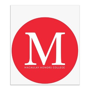 Macaulay Honors College Mountain Lion Logo Automotive Car Window Locker Circle Bumper Sticker - 1 of 4