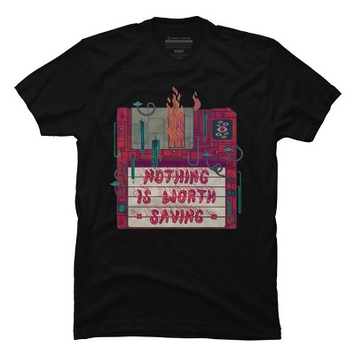 Men's Design By Humans Save Nothing By againstbound T-Shirt