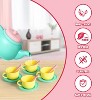 Joyfy 18-Piece Pretend Play Tea Party Set, Plastic Tea Set for Kids, Mini Kitchen Accessories, Perfect Gift for Toddler Boys Girls Ages 3-6 Years Old - 4 of 4