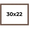 PosterPalooza | 30x22 Wide Barnwood Picture Frame, UV Acrylic, 6 Finishes - Grey, Brown, White, and Black - 2 of 4