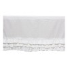 Bacati - MixNMatch White frills on bottom Crib/Toddler ruffles/skirt - 3 of 4