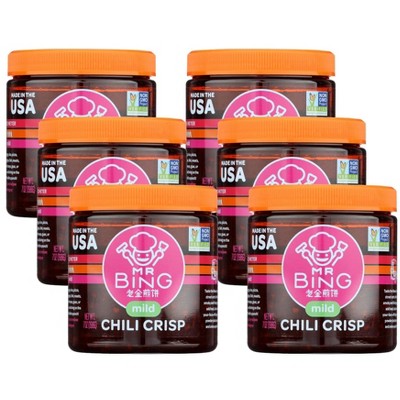 Mr. Bing Mild Chili Crisp Sauce - Case of 6/7 oz