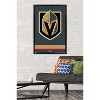 Trends International NHL Vegas Golden Knights - Logo 21 Framed Wall Poster Prints - 2 of 4