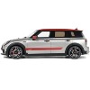 2021 Mini Clubman (F54) JCW Melting Silver with Red Stripes and Top Limited Ed 1/18 Model Car by Otto Mobile - 4 of 4