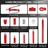 Portable Power Kit, Separating Hydraulic Jack with 4.1 ft/1.25 m Oil Hose, Auto Body Frame Repair Set for Car Truck Repair - 4 of 4