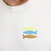 Men's Short Sleeve Fish Embroidered T-Shirt - Goodfellow & Co™ Chalk White - 4 of 4