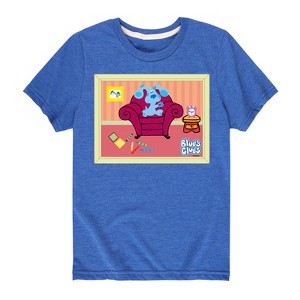 Boys' - Blue's Clues & You! - Blue Polaroid Short Sleeve Graphic T-Shirt - 1 of 4