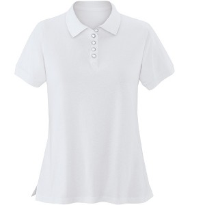 Collections Etc Ladies Soft Knit Polo - 1 of 4