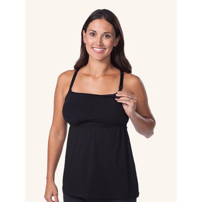 Leading Lady Modern Square Neck Maternity to Nursing Tank