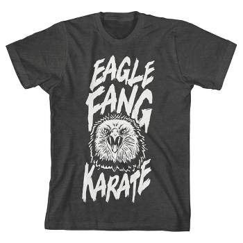 Cobra Kai Eagle Fang Karate Youth Boy's Charcoal Heather T-Shirt