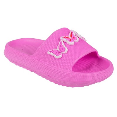 FOAMWALK Girls' Sandals - Kids Platform Slippers, Comfy Slipper Slide Sandals for Girls (Little Kid/Big Kid)