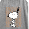 Women's - Peanuts - Boo Snoopy Scared Graphic Racerback Tank - 2 of 4