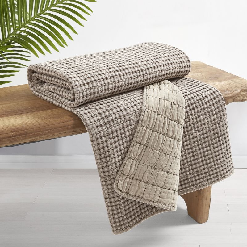 Mills Waffle Quilted Throw - Levtex Home, 3 of 9
