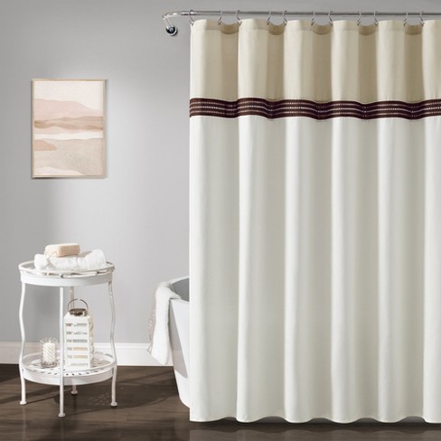 Deals Luxury Embroidered CROSS Shower Curtain