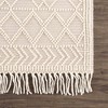 Hauteloom Ramsbury Beige Trellis Wool Rug - 3 of 4