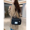 Dimensional diamond pattern Crossbody bag, suitable for leisure commuting, lightweight and easy to carry, essential for daily travel - 2 of 4