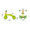Hape: Scoot Around Ride-On Wood Balance Bike in Bright Green, Ages 1+ - 2 of 4