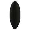 Black Linen Throw Pillow (20"x20") - Skyline Furniture: Indoor Square Cushion, Zipper Closure, Woven Texture - 2 of 4