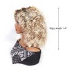 Unique Bargains Women Medium Long Curly Lace Front Wigs with Wig Cap 14" 1PC - 2 of 4