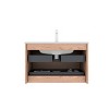 NicBex Floating Bathroom Vanity with Sink,Bathroom Sink Vanity with 2 Drawers,Bathroom Sink Cabinet without Drain and Faucet,Pre-assemble - 4 of 4