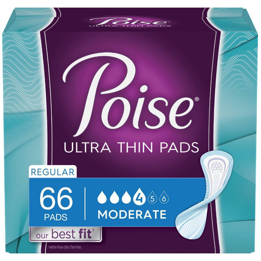 Poise Daily Incontinence Panty Liners, 2 Drop, Very Light Absorbency,  Regular, 87Ct 