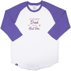 Pavilion Gift Company - Party Girl - L - 3/4 Length Sleeve Ladies T-Shirt - Shirts - 1 of 4