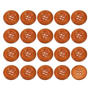 Unique Bargains Wooden DIY Craft Clothing Sewing Buttons 50 Pcs - 1 of 4