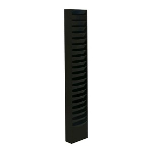 Durham Wide-Pocket Vertical Literature Racks 20 Pocket Black 411-08 - 1 of 1