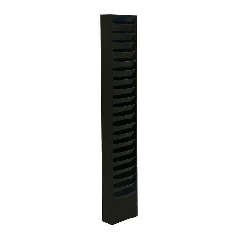 Durham Wide-Pocket Vertical Literature Racks 20 Pocket Black 411-08 - image 1 of 1