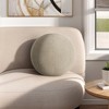 Gracie Mills Leanna Chloe Taupe Large Ball Pillow (Dia. 11'') - One Size - Brown - 2 of 2