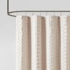 PAGED 72x72 Inch Shower Curtain Modern Shower Curtain with Soft Fabric Pom Poms for Bathroom, Machine Washable - 3 of 4