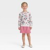 Toddler Girls' Disney Minnie Mouse Daisy Duck Fleece Sweatshirt - Heather Gray - 3 of 3