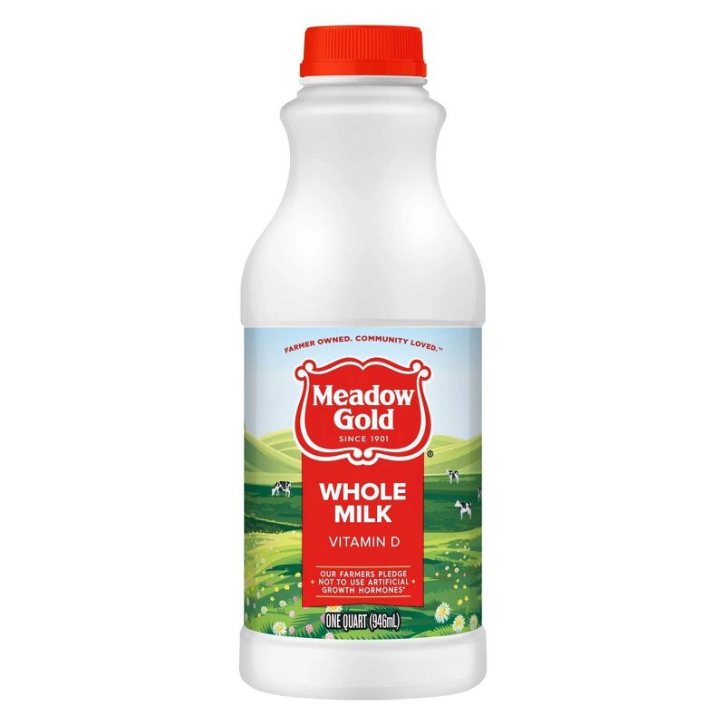 Meadow Gold Vitamin D Milk - 1qt, 1 of 4