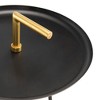 Delia Handle Side Table - Black/Gold - Safavieh. - 3 of 4