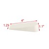 Unique Bargains Home Office Rubber Non-Slip Doorstops White 4" x 1.2" x 1.1" 2 Pcs - 2 of 3