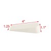 Unique Bargains Home Office Rubber Non-Slip Doorstops White 4" x 1.2" x 1.1" 2 Pcs - image 2 of 3