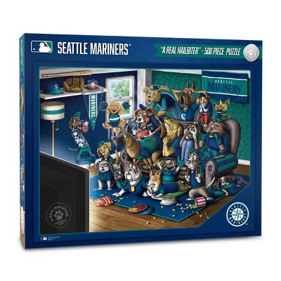 MLB Seattle Mariners Purebred Fans 'A Real Nailbiter' Puzzle - 500pc