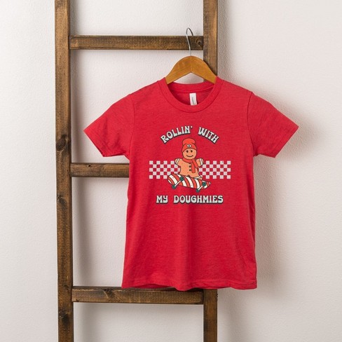 The Juniper Shop Doughmies Toddler Short Sleeve Tee - 4t - Heather Red :  Target