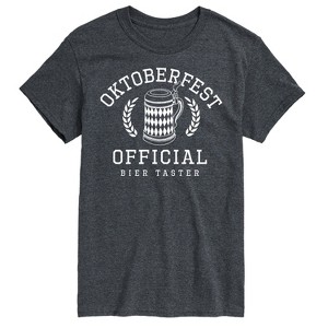 Men's - Instant Message - Oktoberfest Official Bier Taster Short Sleeve Graphic T-Shirt - 1 of 4