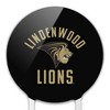 Lindenwood University Lions Logo Acrylic Cake Topper Party Decoration for Wedding Anniversary Birthday Graduation - 3 of 4