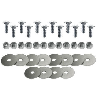 SNAP-LOC Carriage Bolt Set 5/16 x 1 Inch Zinc, Fastens 6 SNAP-LOC E-Track Singles