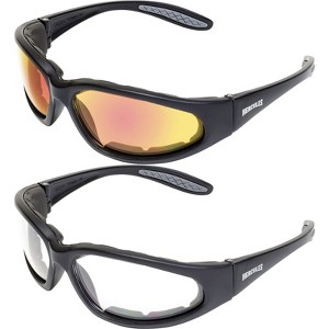2 Pairs of Global Vision Eyewear Hercules Plus Safety Motorcycle Glasses - 1 of 4