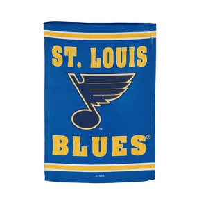 Embossed Suede Flag, GDN Size, St Louis Blues - 1 of 4