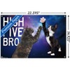 Trends International Keith Kimberlin - Kittens - High Five Bro in Space Unframed Wall Poster Prints - 3 of 4