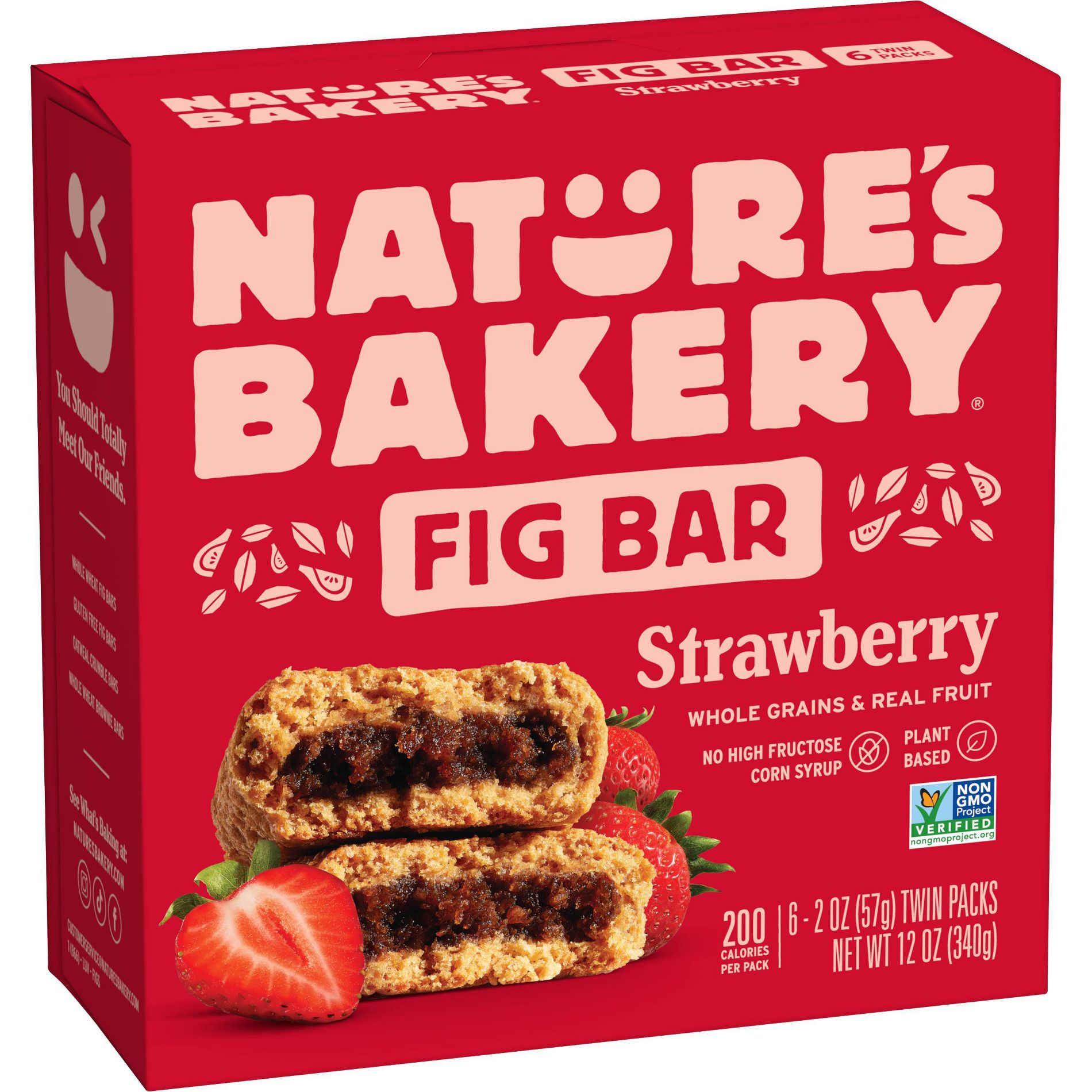 Nature's Bakery Strawberry Fig Snack Bars - 12oz/6ct