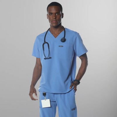 Members Only Men's Brighton V-Neck Scrub Top