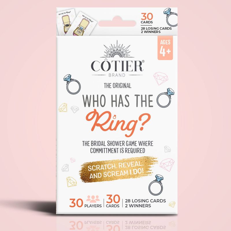 30ct &#39;Who Has The Ring?&#39; Bridal Shower Scratch Off Game, 4 of 13