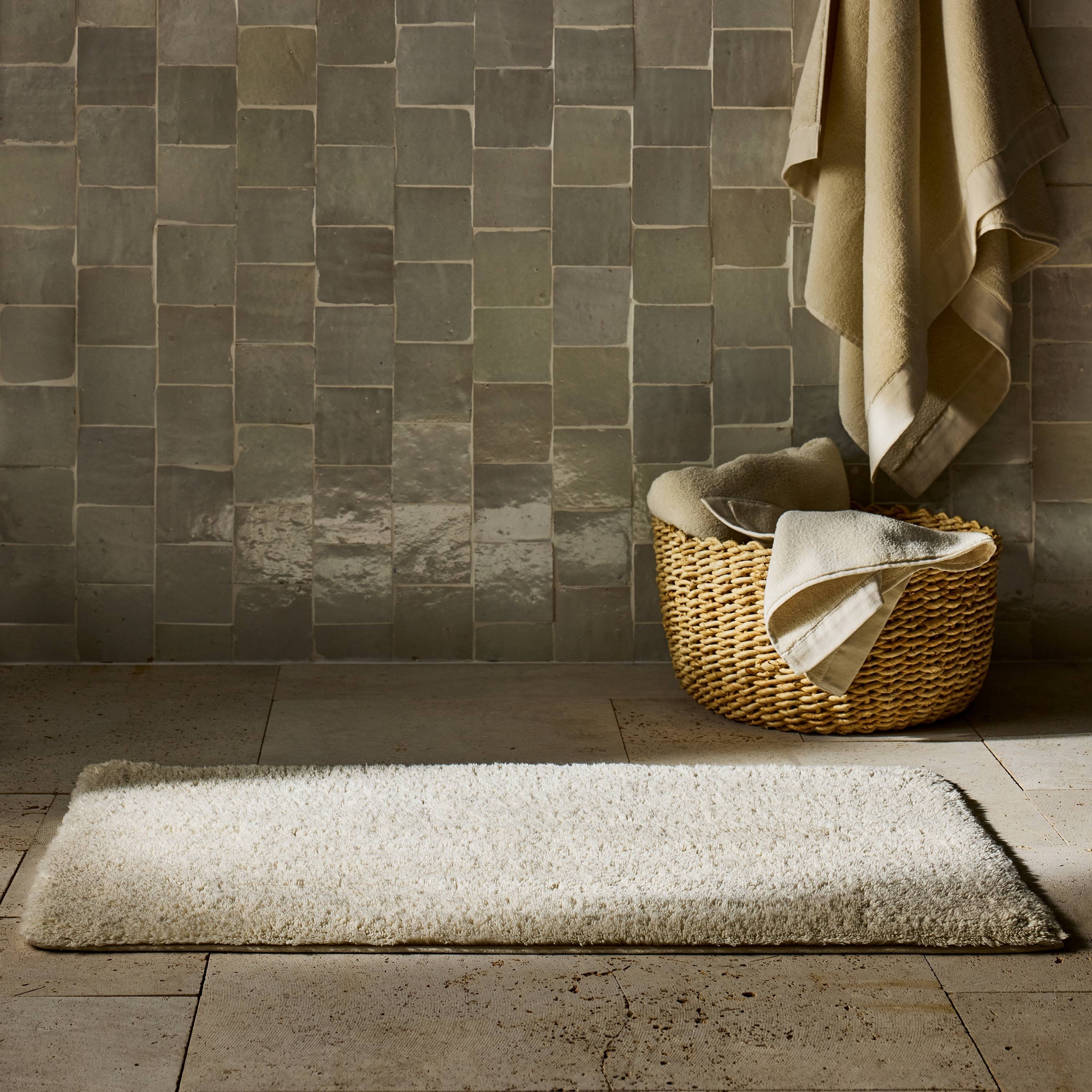 21"x34" Modal Plush Bath Rug Ivory - Casaluna™